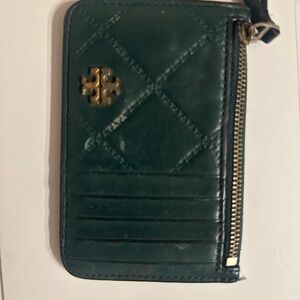 Tory Burch Quilted Leather Card Holder